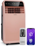 Ar Condicionado Portátil Smart Klarstein 12000 BTU – Classe A, R290, Inverter, Conectado, 52 dB, Rosa