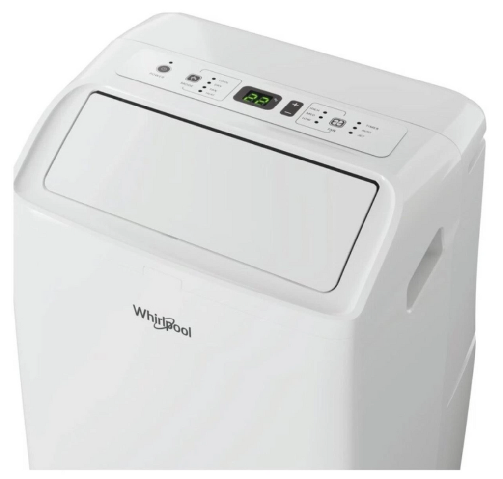 Ar Condicionado Portátil Reversível Whirlpool PACF212HPW – 3300 W, Classe A/A+, R290, 6º Sentido