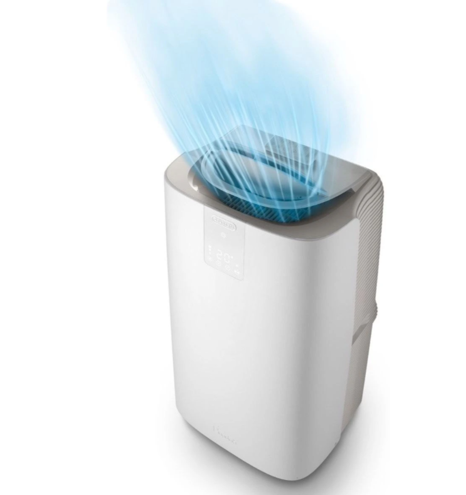 Ar Condicionado Móvel De'Longhi PACAP98 GentleJet – 11500 BTU, Classe A+, R290, GentleJet 180°