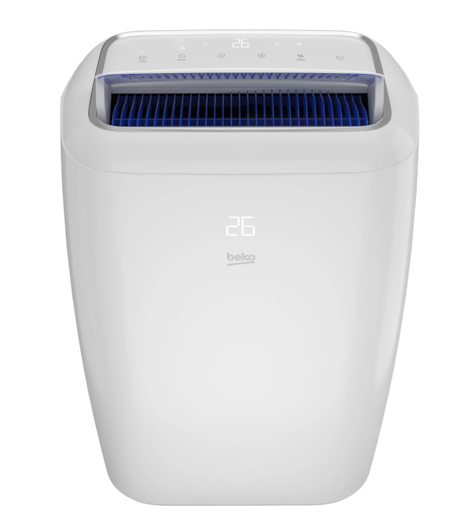 Ar Condicionado Portátil Reversível Beko BP1125H – 3500 W, Conectado, Comandos por Voz, 65 dB