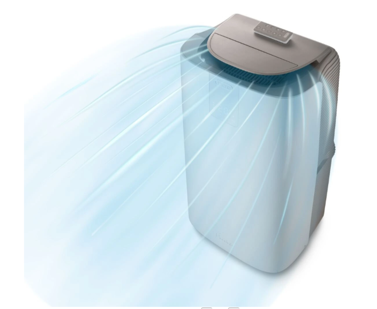 Ar Condicionado Portátil De'Longhi PACAP120 GentleJet – 12000 BTU, Classe A+, R290, GentleJet 180°