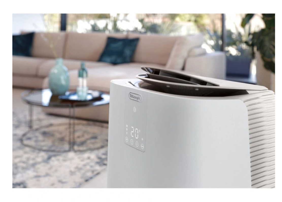 Ar Condicionado Móvel De'Longhi PACAP98 GentleJet – 11500 BTU, Classe A+, R290, GentleJet 180°