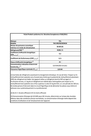 Ar Condicionado Portátil TCL TAC-09CPB/NZWLN